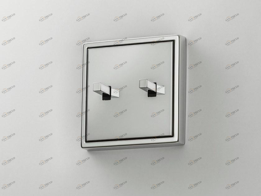 JUNG Двойной стальной переключатель Ls 1912 sun-id-1396537