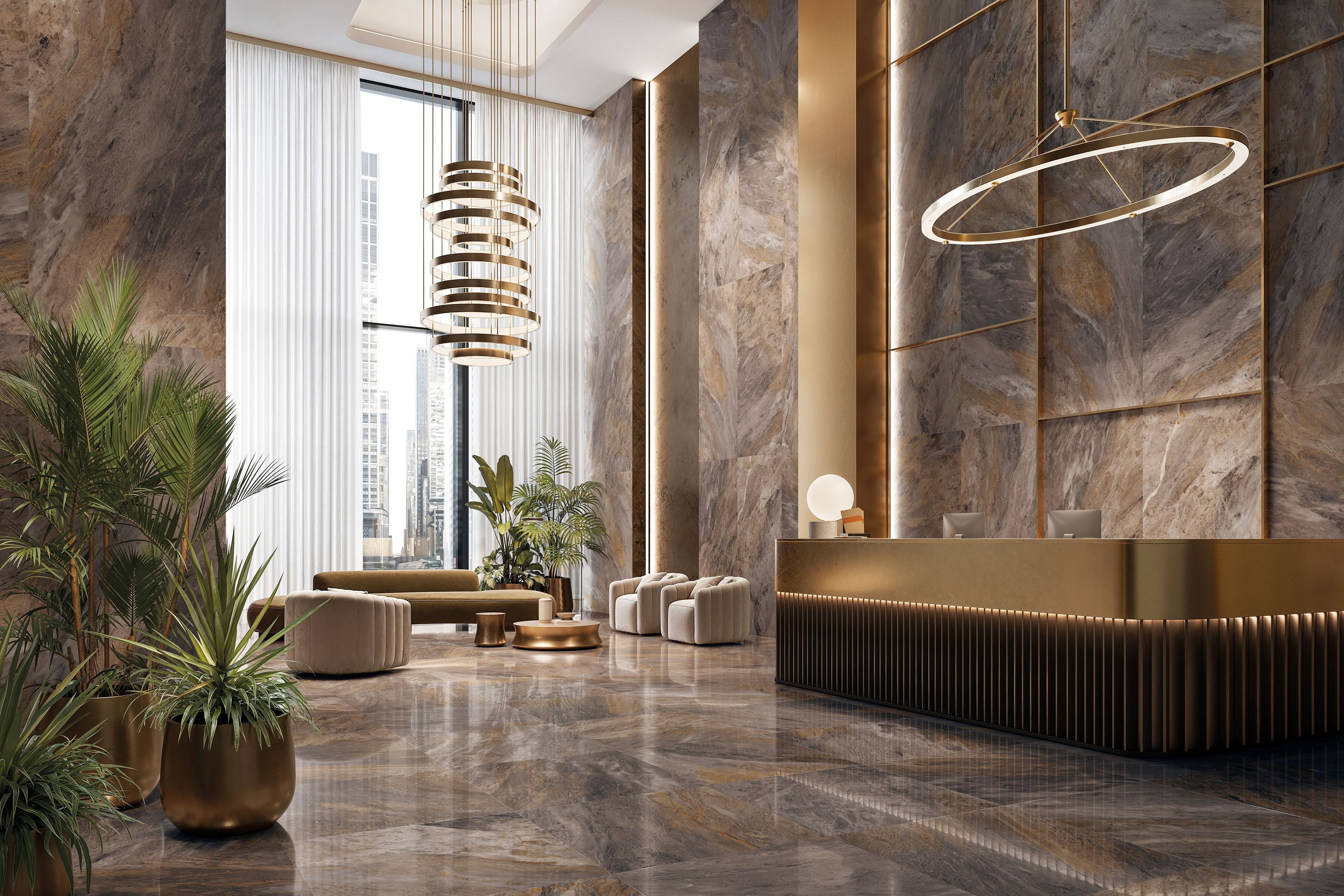 Пол / керамогранит с мраморным эффектом Ceramiche Refin Marble Look ARCH-00126768 - Вид №1