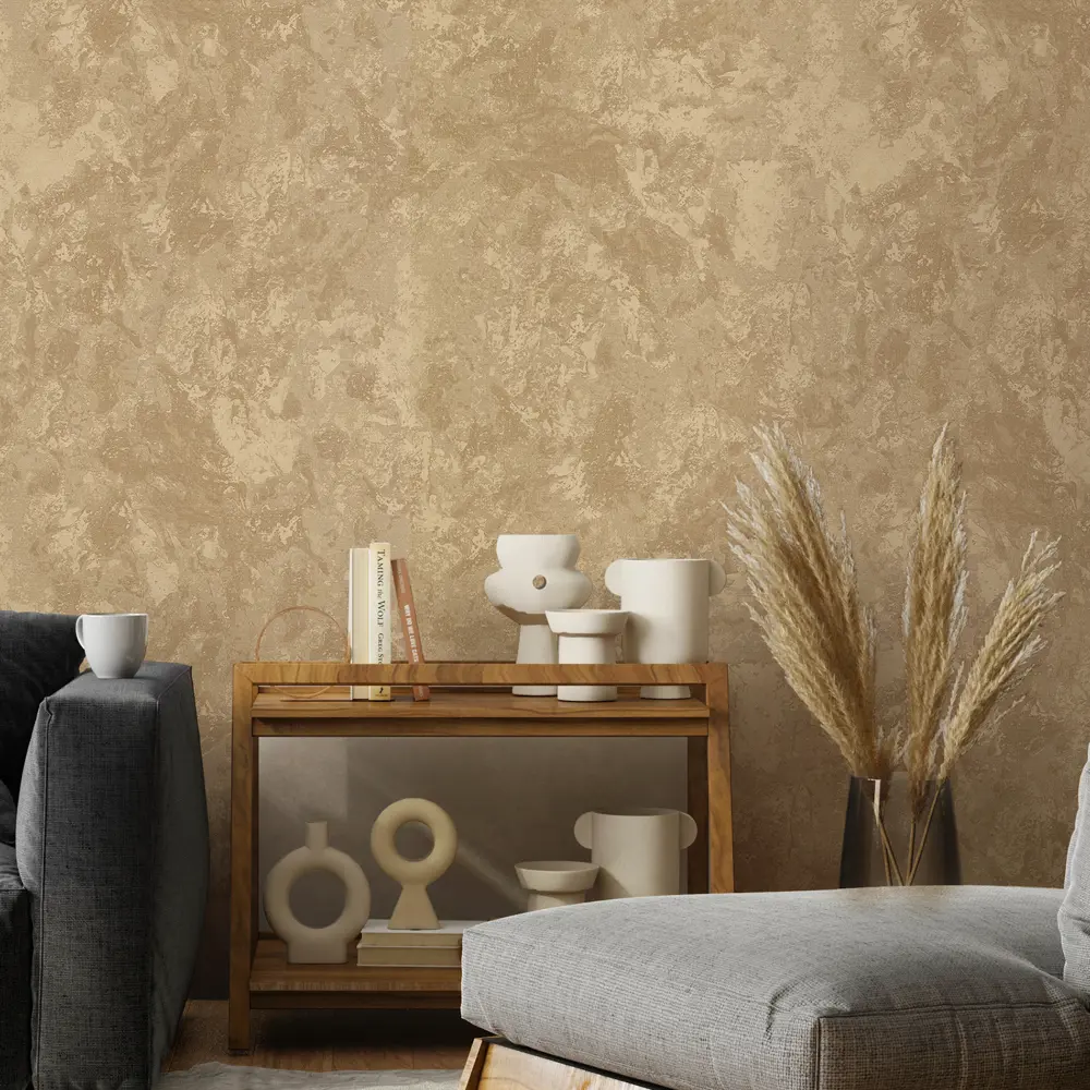 Обои флизелиновые Euro Decor Freya желтые 1.06 м ED7189-22 86549355 STLM-2045352 - Вид №2