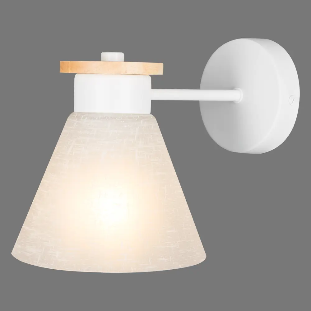 Бра Kles, цвет белый/матовое стекло LAMPLANDIA STLM-2195477 - Вид №1