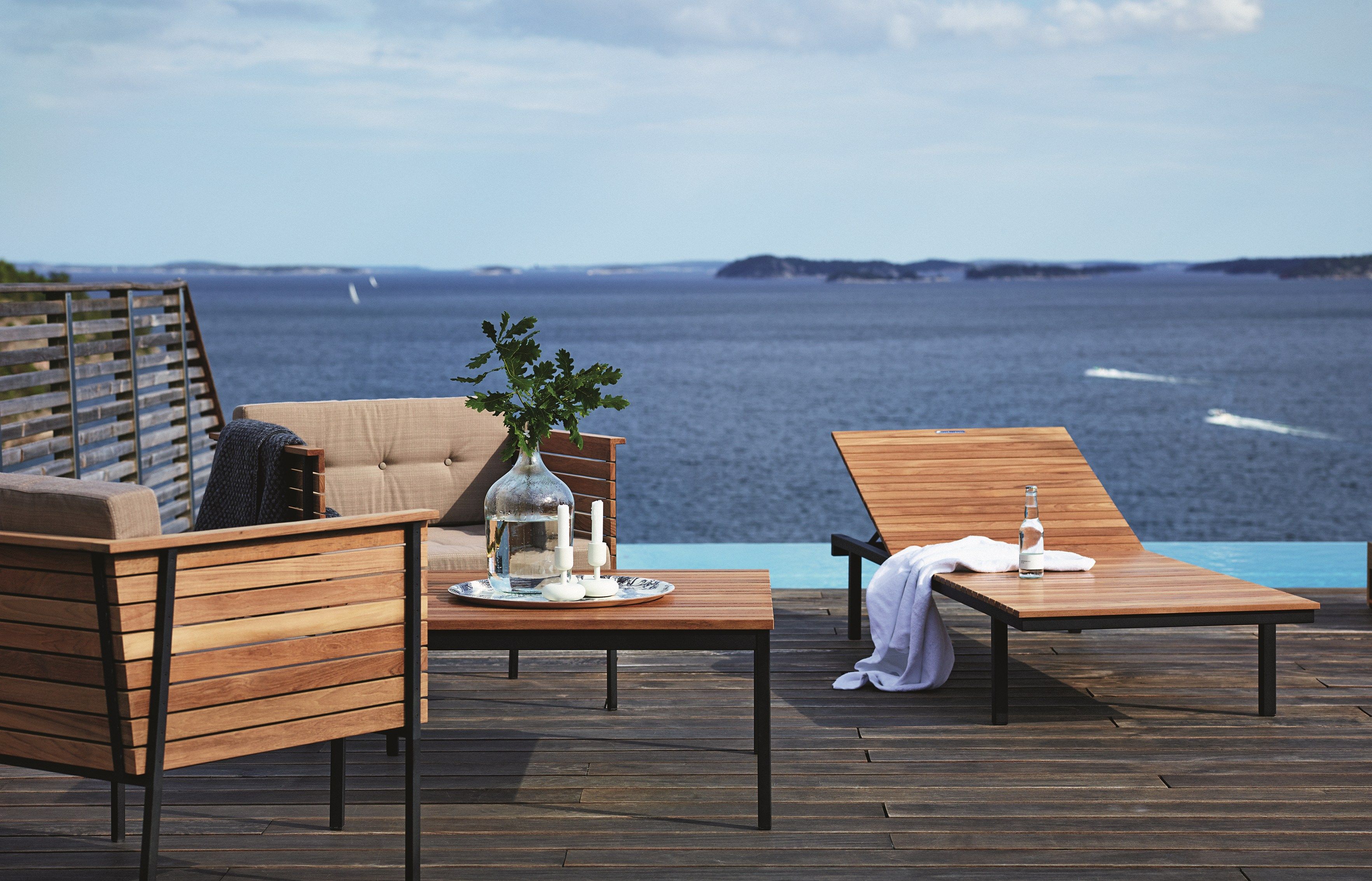 Садовая кровать из тикового дерева Skargaarden Häringe ARCH-00111216 - Вид №4