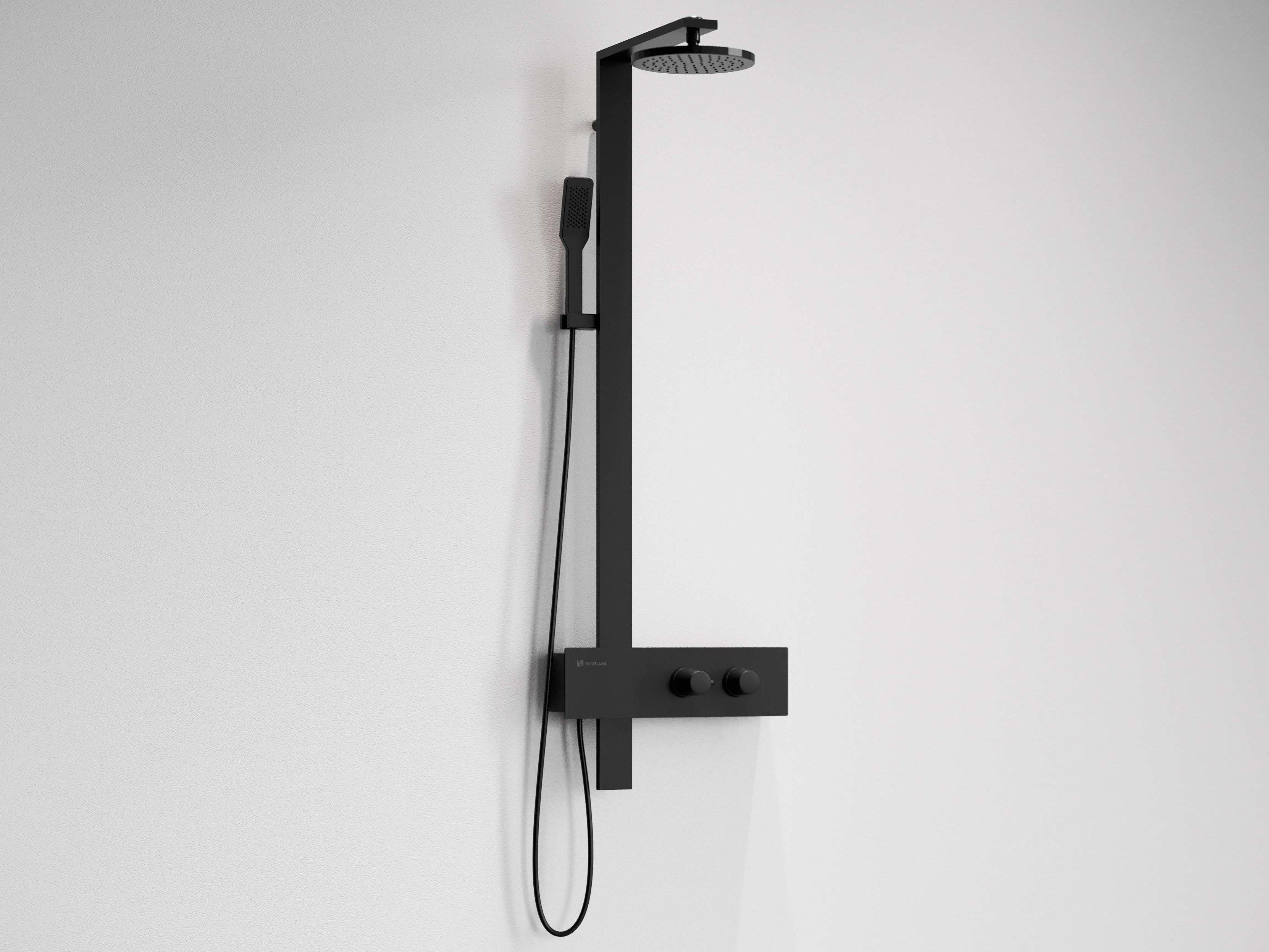 Алюминиевая настенная душевая колонна с ручным душем Novellini F ARCH-00133637 - Вид №1