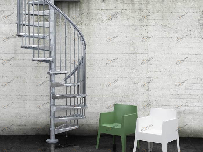 Fontanot Винтовая лестница из оцинкованной стали для улицы Pixima sun-id-1462465