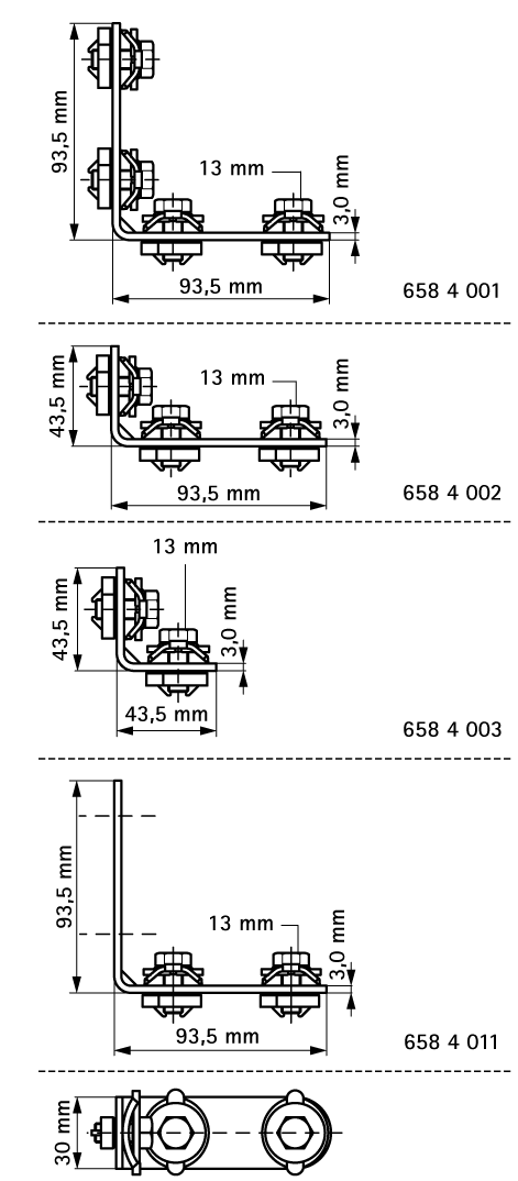 6584002 Монтажные профиля BIS RapidRail® Уголки 90° для создания конструкций из профиля RapidRail WALRAVEN  - Вид №1