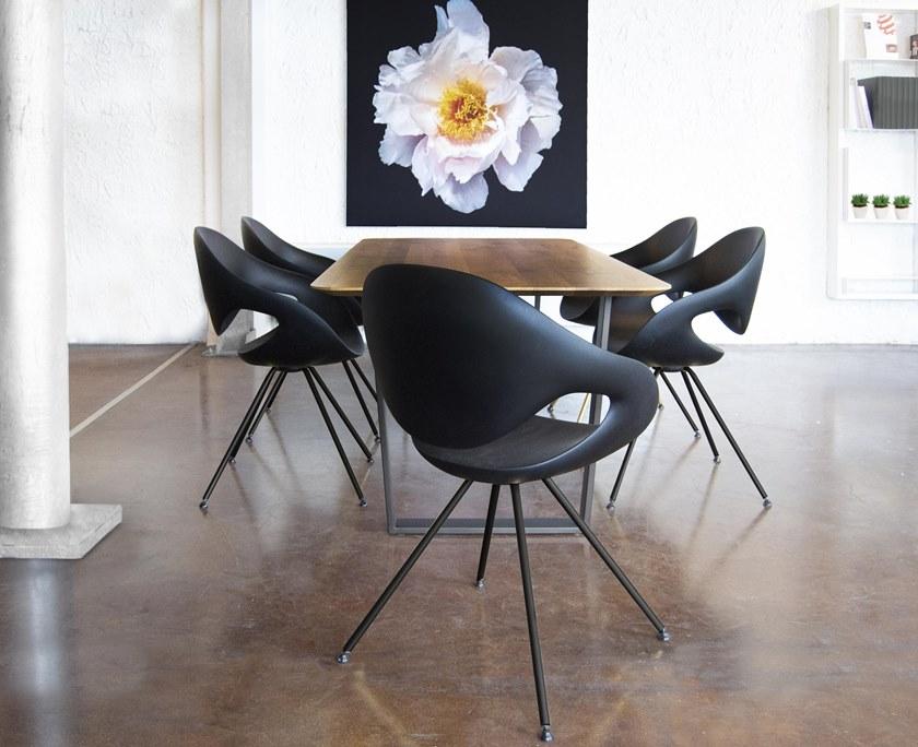 Tonon Стул из пеноматериала с металлической конической основой Moon 908.81 - Вид №7