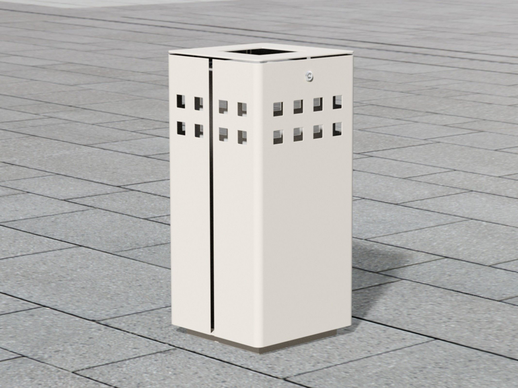 Нержавеющая сталь открытый мусорный бак BENKERT BANKE мусорное ведро ARCH-00047573 - Вид №1