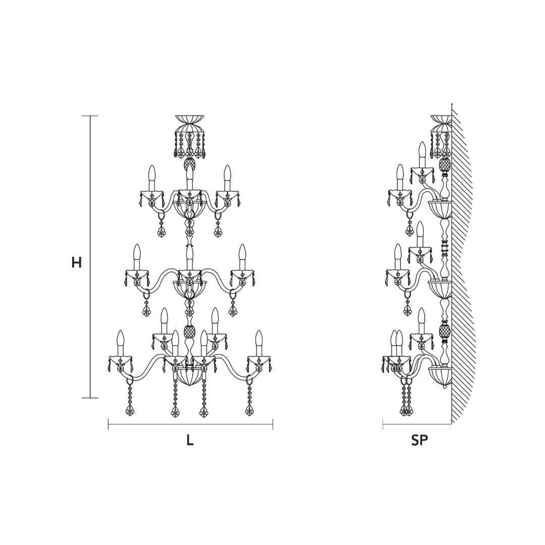 Masiero VE 871/A12 бра ve871a12 - Вид №1