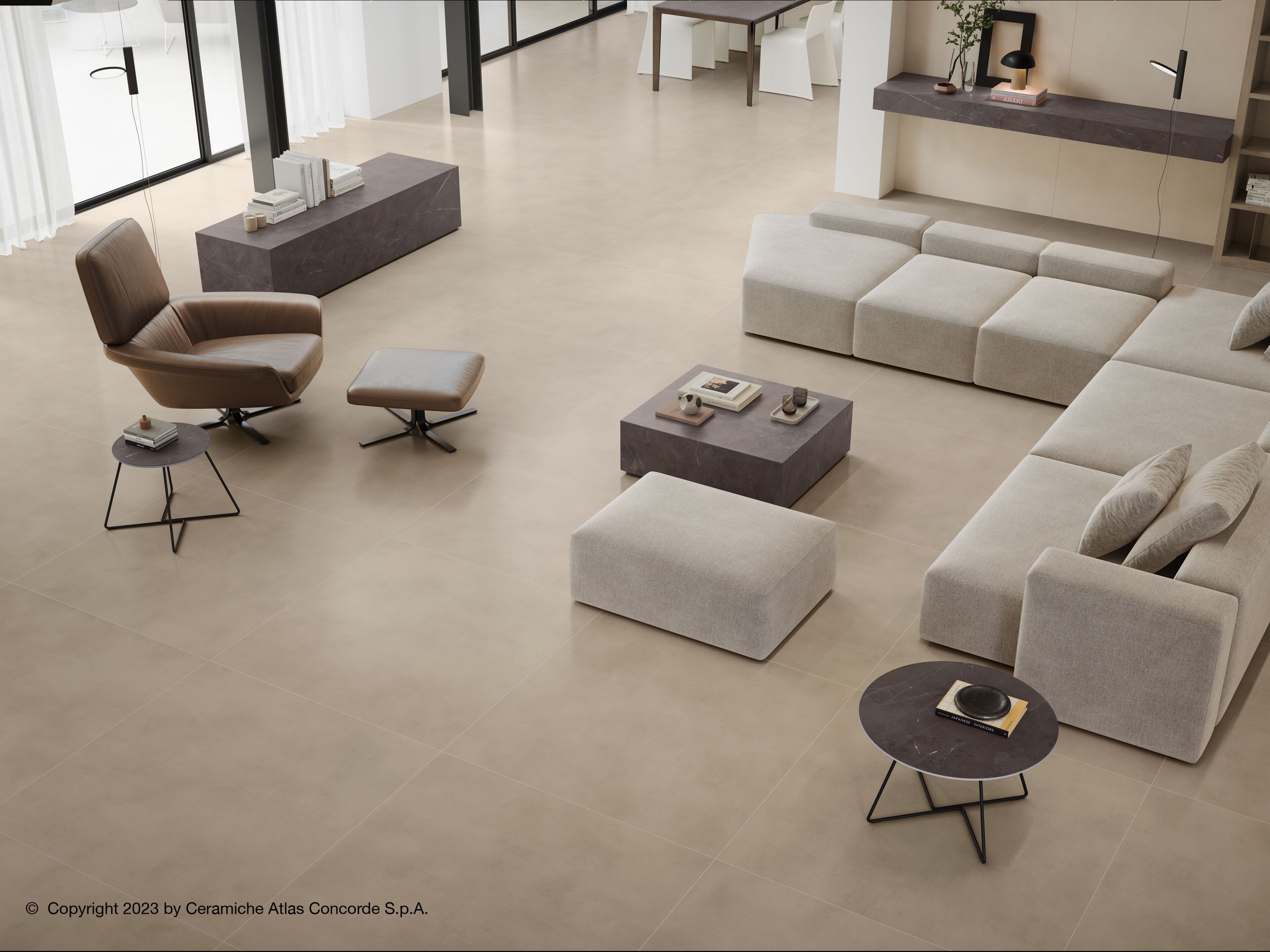 Пол / керамогранит с эффектом цемента Atlas Concorde Boost Balance ARCH-00002208 - Вид №5