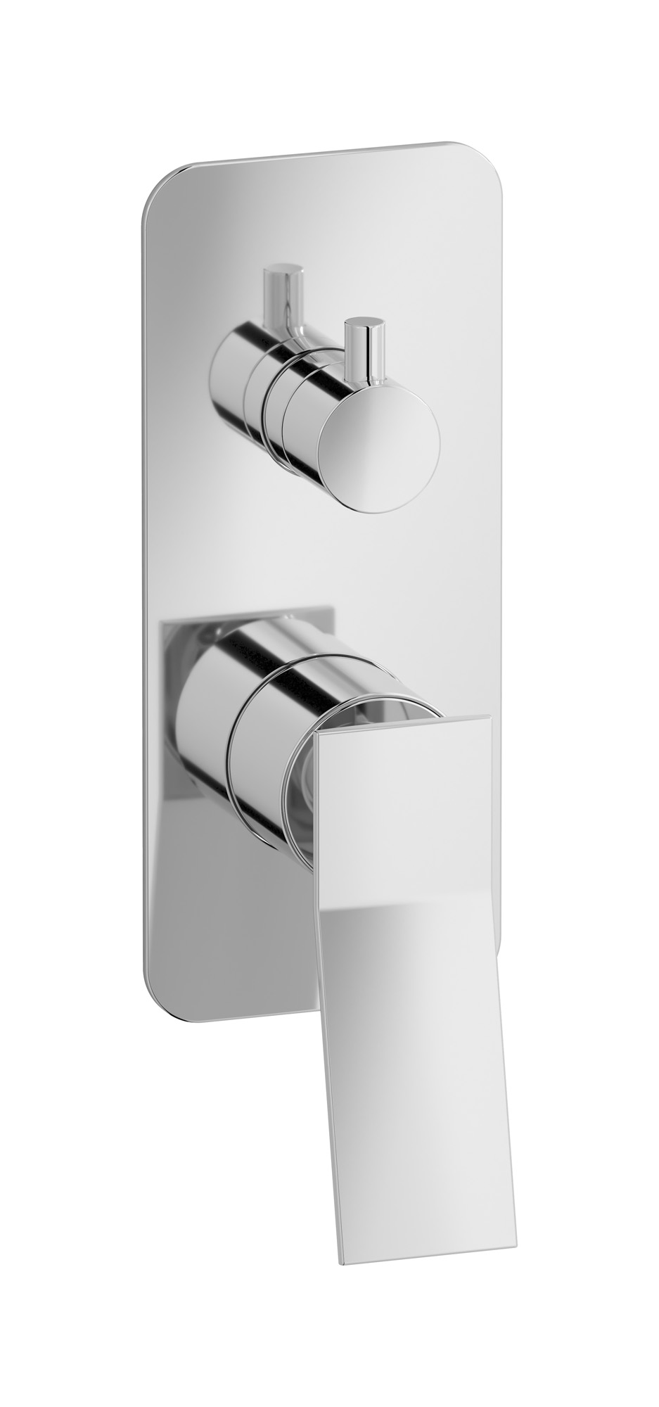 Встроенный смеситель для душа с двухходовым дивертером WE ARE IB wa305oo Chrome Wave