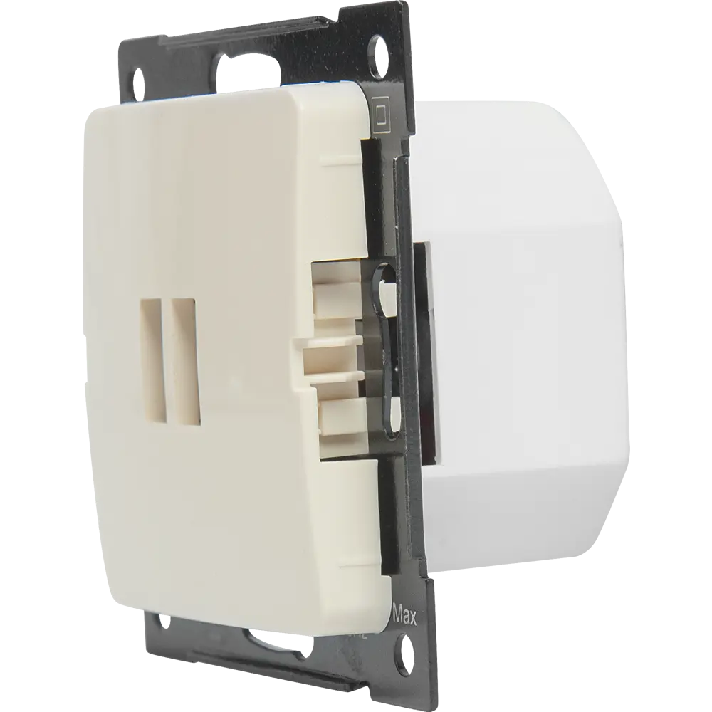 Розетка Hegel USB встраиваемая 3.4 А цвет слоновая кость 84399409 STLM-2161298  - Вид №3