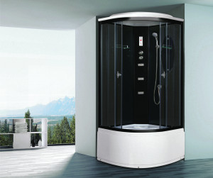 Душевая кабина NG-211-01N (900х900х2200) высокий поддон(48см) стекло ТОНИРОВАННОЕ