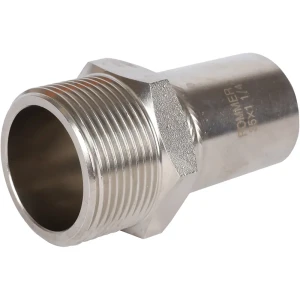 Муфта переходная Rommer 1 1/4"x35 мм НПр-НР нержавеющая сталь