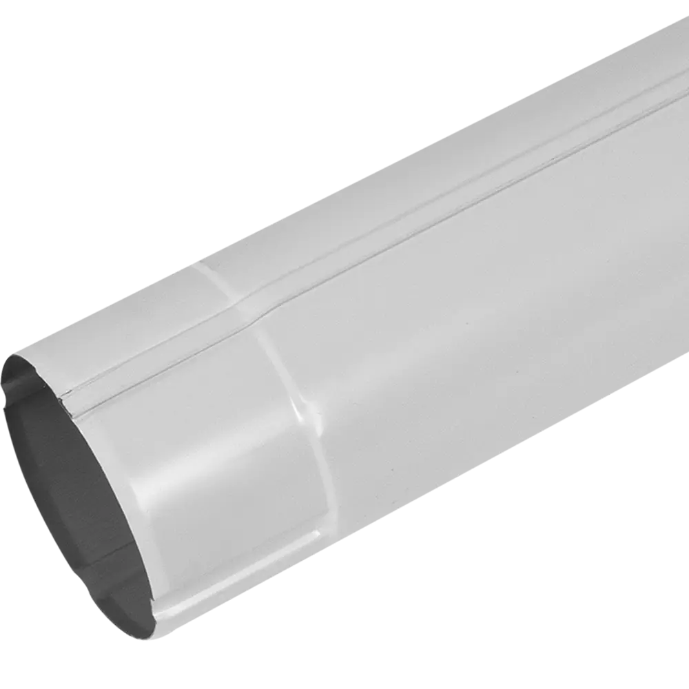 Труба круглая D90 мм 3000 мм цвет белый ВЕГА STLM-2144788