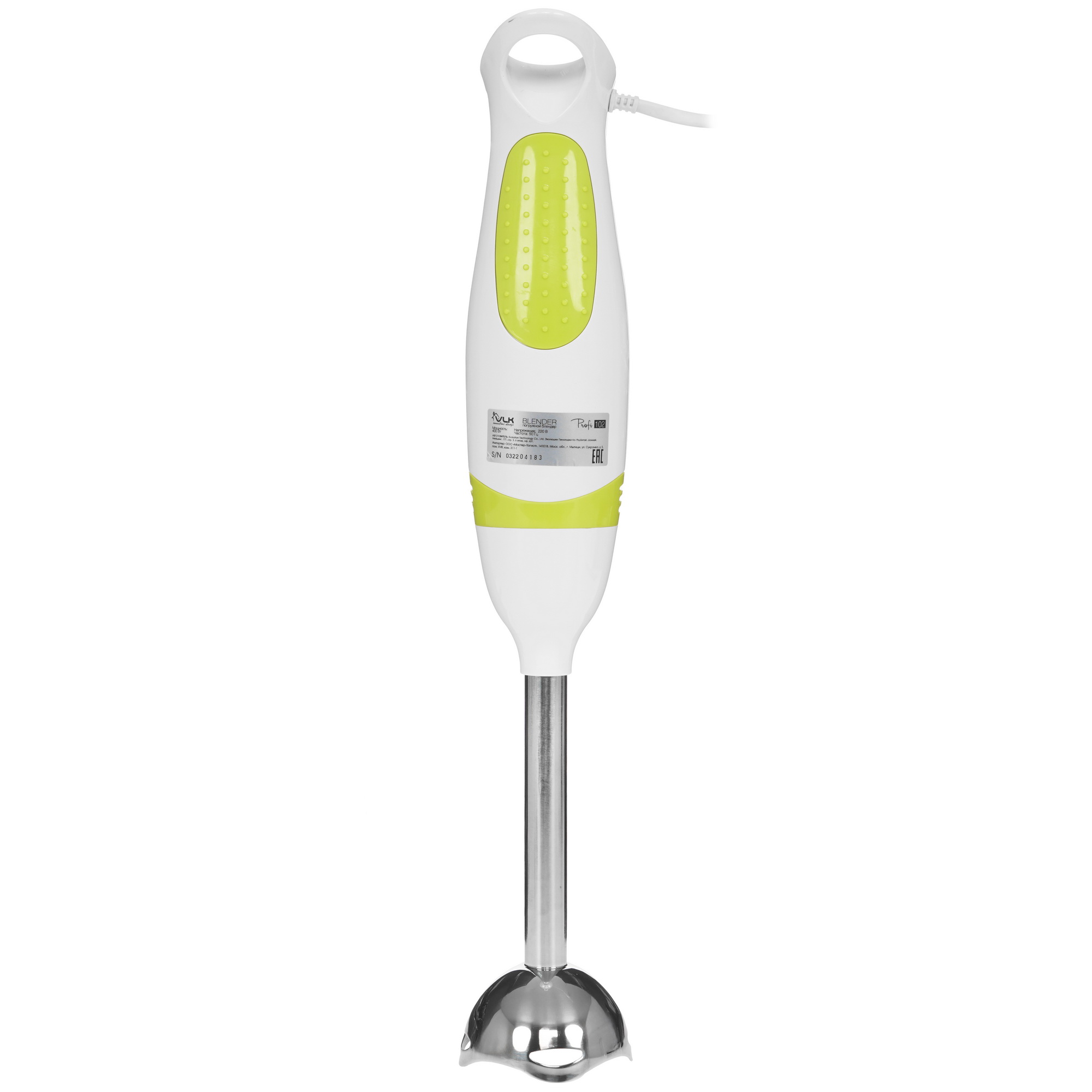 9906573 Блендер погружной VLK Profi 102 белый STDN-0005000 - Вид №4