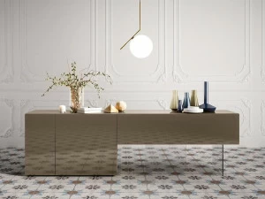 Lago Буфет из лакированного дерева и стекла с распашными дверцами 36e8