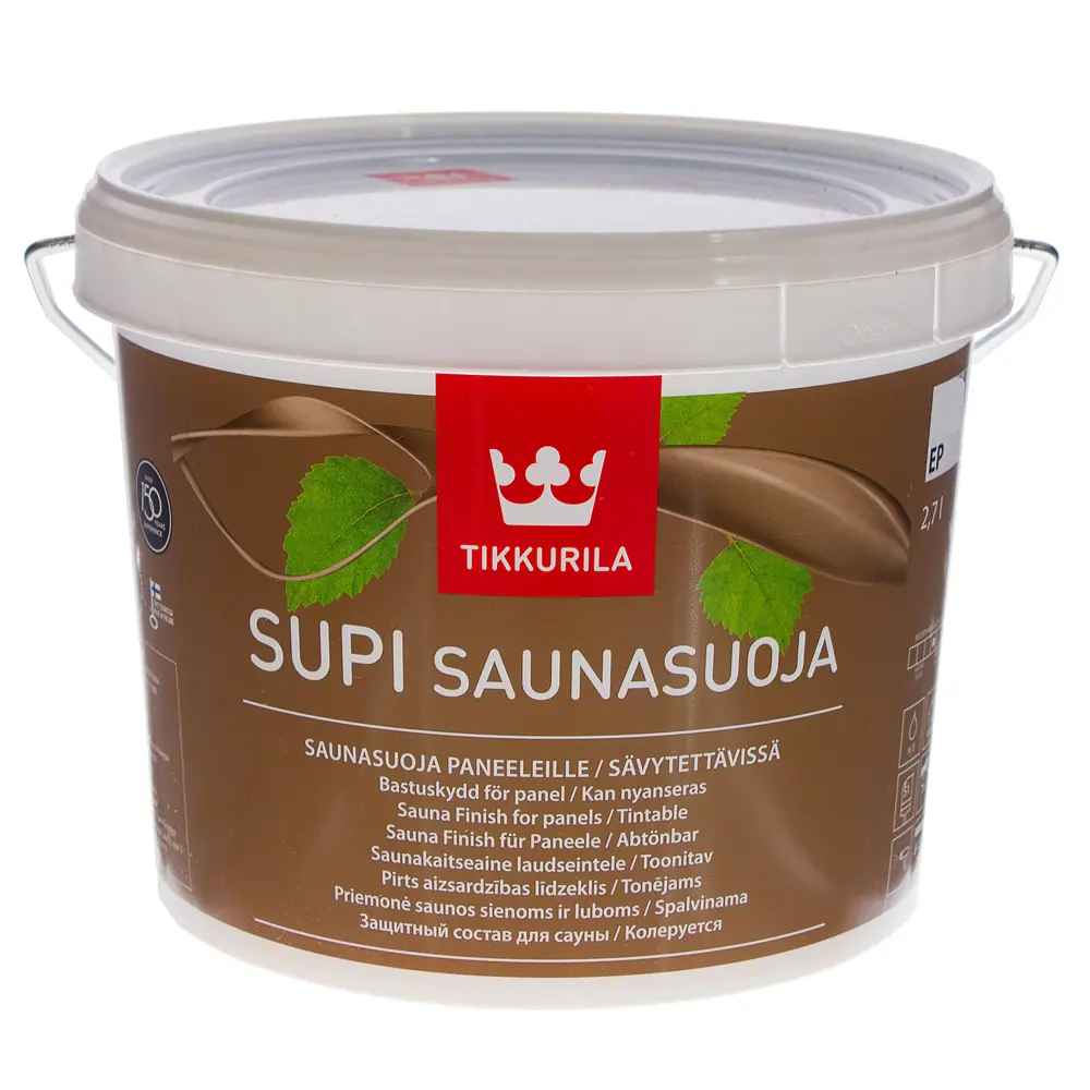 Защитный состав для сауны акриловый Tikkurila Supi Saunasuoja 2.7 л STLM-2109472
