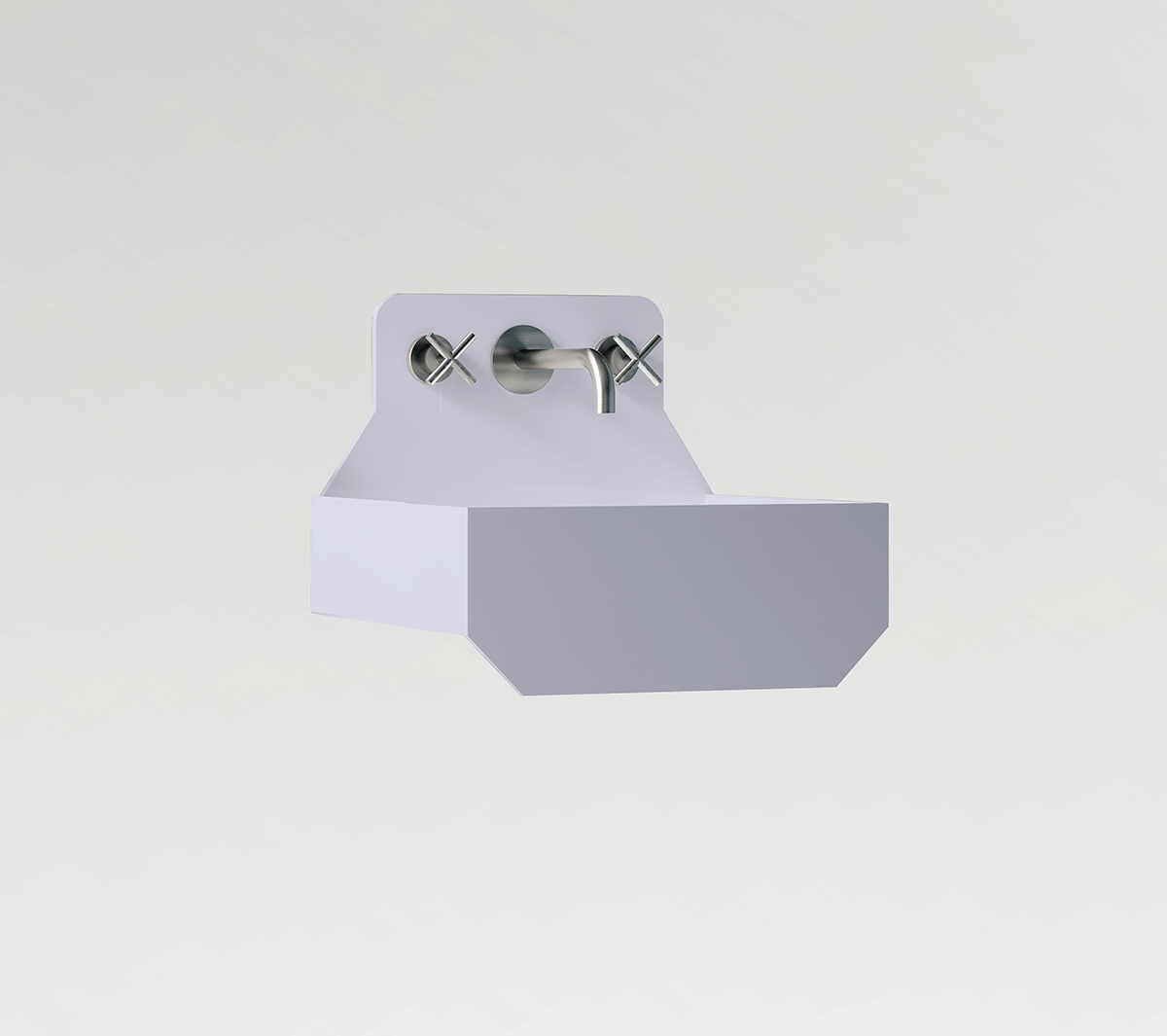 com_EXLAVFRIEZE1H/1515 Подвесная раковина настенная прямоугольная Ex.T Frieze