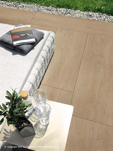 Atlas Concorde Наружный пол из керамогранита с имитацией дерева Nid sun-id-1418546 - Вид №2