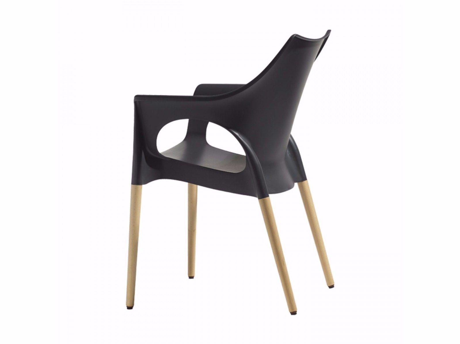 Штабелируемый стул из инженерного пластика с подлокотниками S-CAB NATURAL OLA ARCH-00115663 - Вид №6