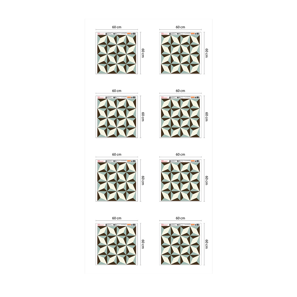 Декор для стен North Star Pattern 8 листов Walplus WM5105X8 - Вид №2