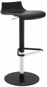 Ligne Roset Высокий табурет из полиуретана с регулируемой высотой с подставкой для ног  10262686-10262687