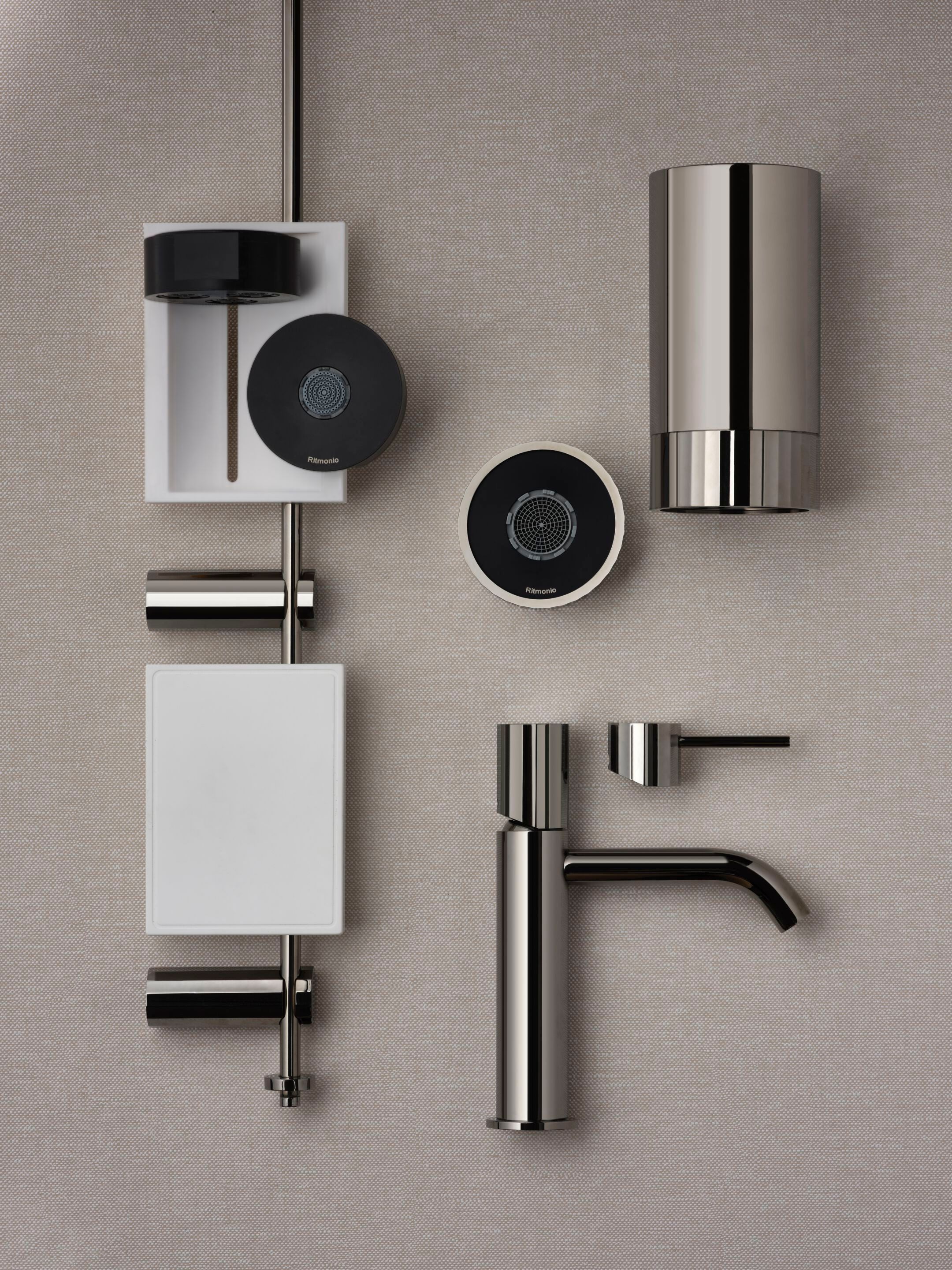 Латунная потолочная душевая головка Ritmonio Diametro35 Wellness отпечатки пальцев ARCH-00037992 - Вид №12