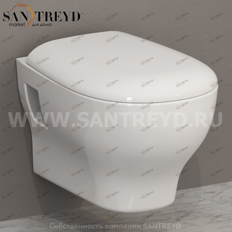 GRS02BI Подвесной унитаз настенный Белый Ceramica Globo GRACE Италия