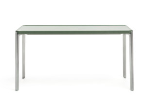 Прямоугольный алюминиевый журнальный столик с жидким покрытием