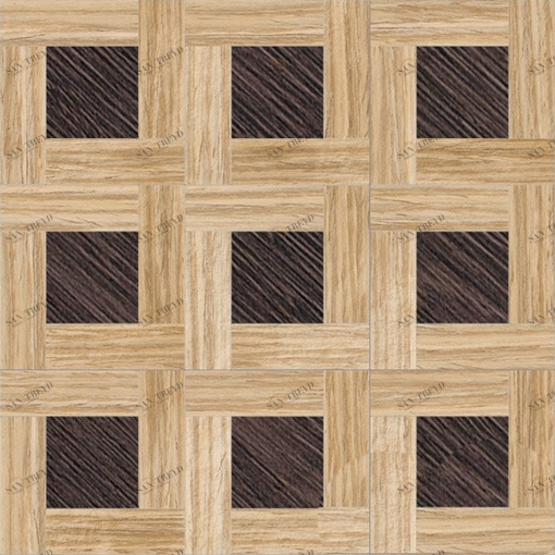 Напольное покрытие из дерева (инкрустация "wenge" из светлого дуба) ddBz22 rc we Devon Devon INTARSIA Devon&Devon DDBZ22RCWE