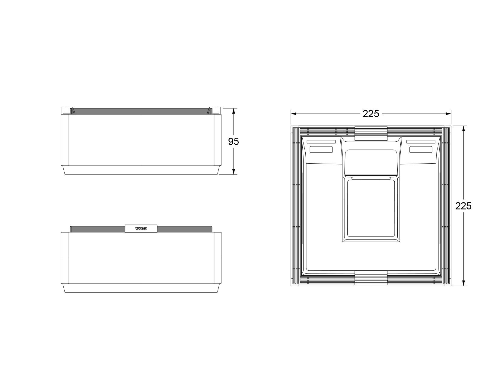 Квадратный мини-бассейн с гидромассажем Gruppo Treesse Minipiscine-Ghost Plus ARCH-00107749 - Вид №5