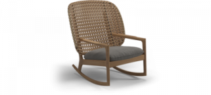 Kay High Back Rocking Chair  Gloster Сидение Kay