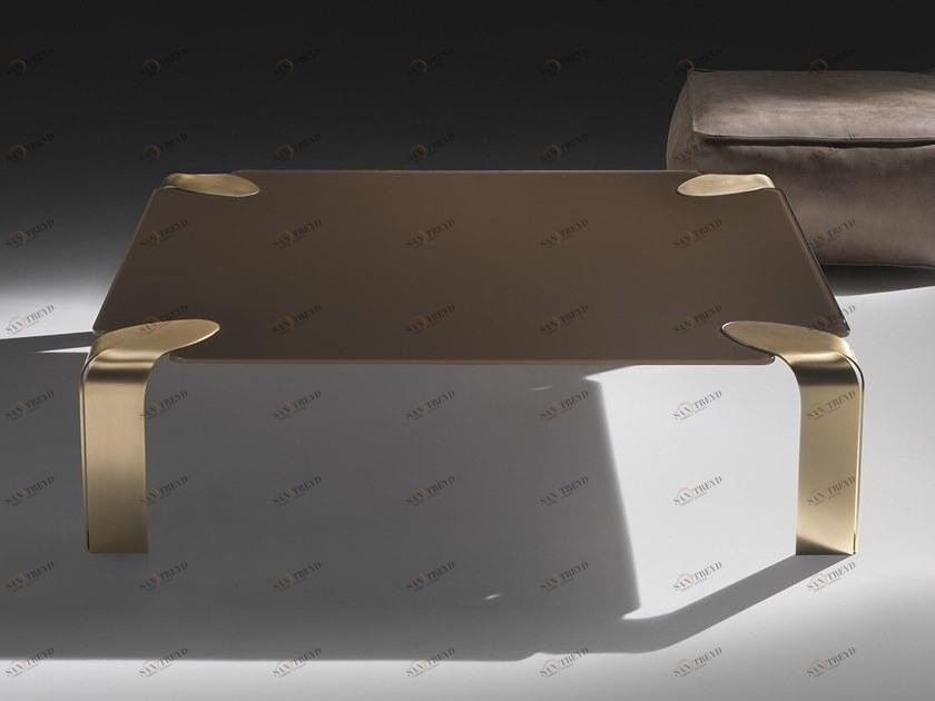 F.lli Orsenigo Квадратный хрустальный журнальный столик Flow sun-id-1398482