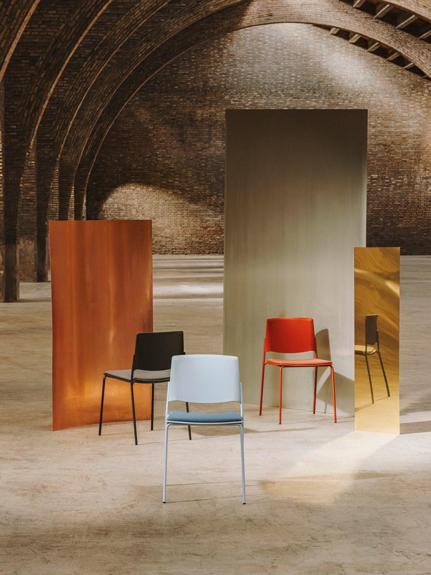 ENEA Стул штабелируемый тканевый с обивкой Ema sun-id-1352619 - Вид №9