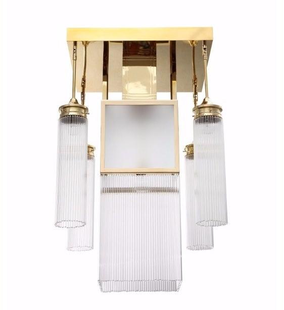 Patinas Lighting Потолочный светильник из латуни ручной работы Wiener sun-id-1362061 - Вид №1