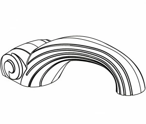 C40-3S1XL C40-3S1XL XL излив на край ванны БОНРОШ Cristal & Bronze BONROCHE