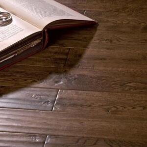 Массивная доска Parketoff Классика Состаренный Classique Дуб (Рельефная) 900х125 мм.