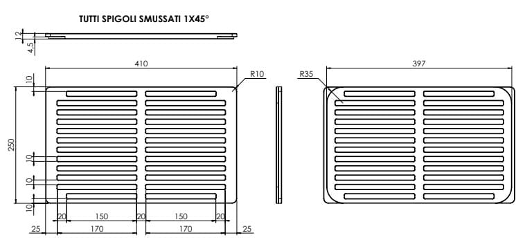 Многофункциональный гриль в HPL Evhoc SUPPORT GRATE ARCH-00094108 - Вид №2