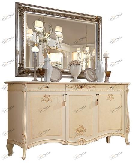 Barnini Oseo Комод деревянный с распашными дверцами с ящиками Prestige 443