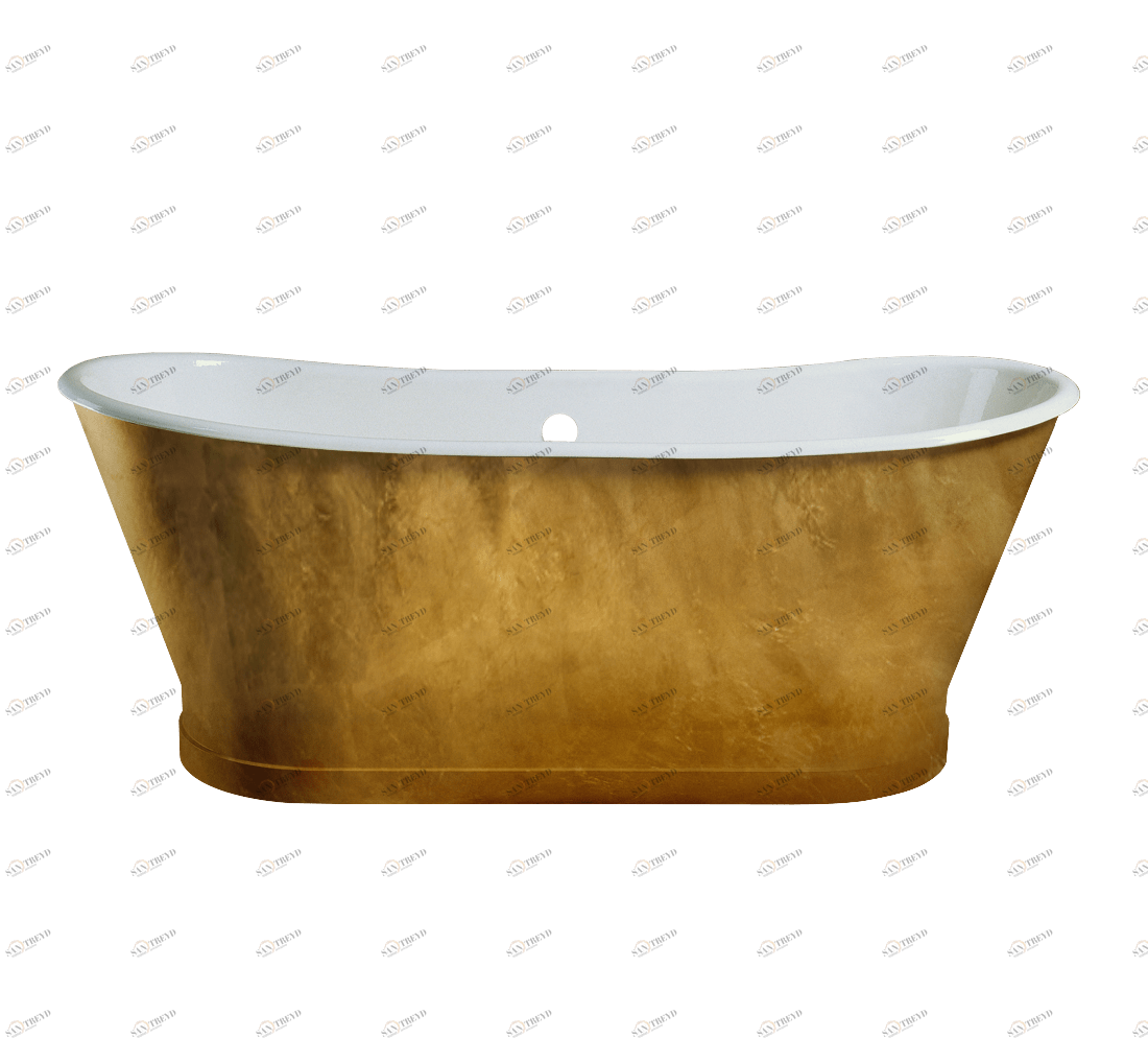 Gentry Home Новая Канада Cast iron bathtub Сусальное золото GH100514 