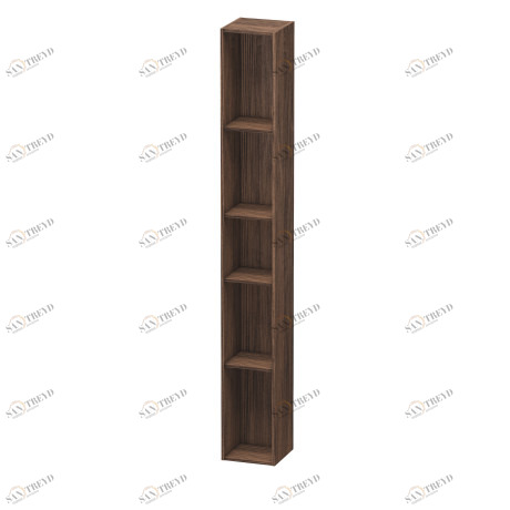 LC120602121 L-Cube Элемент полки (вертикальный) Орех темный декор Duravit