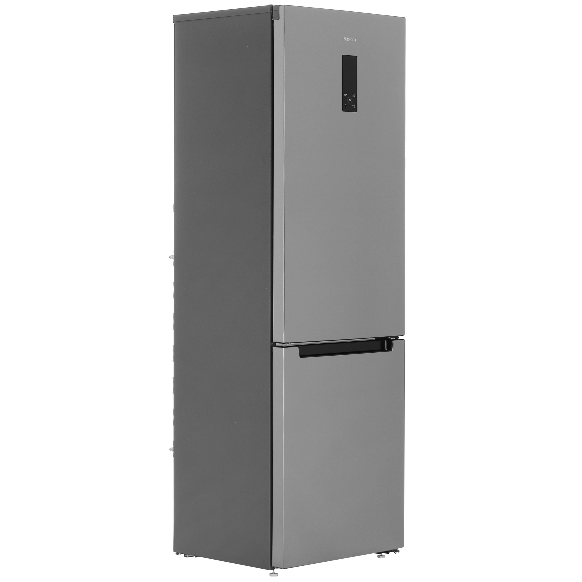 9071545 Холодильник с морозильником   Бирюса I960NF серебристый STDN-0097176