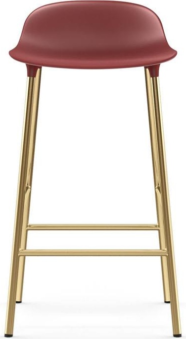 1400929 Barstool 65 cm Brass Red Normann Copenhagen Form - Вид №1