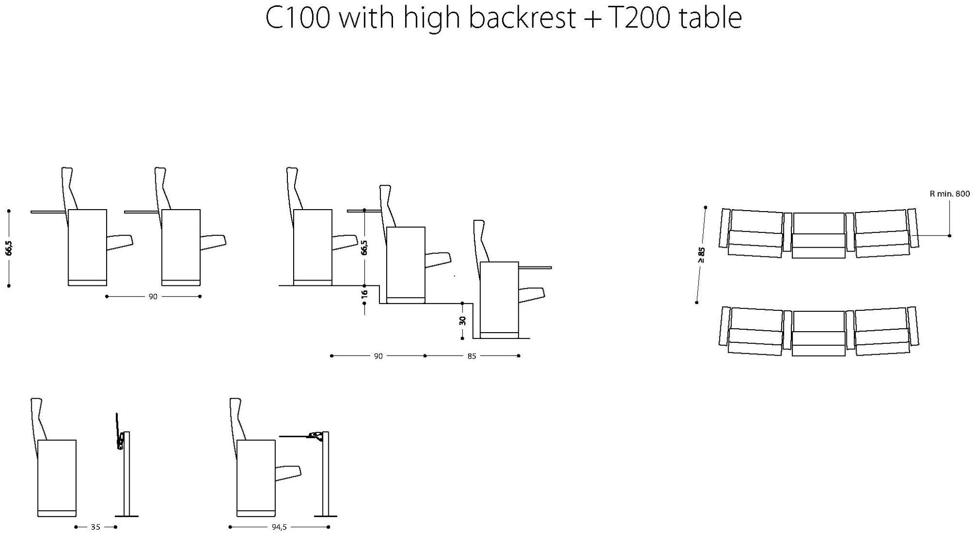 LAMM Сиденье для аудитории с клапаном sun-id-1352517 - Вид №25