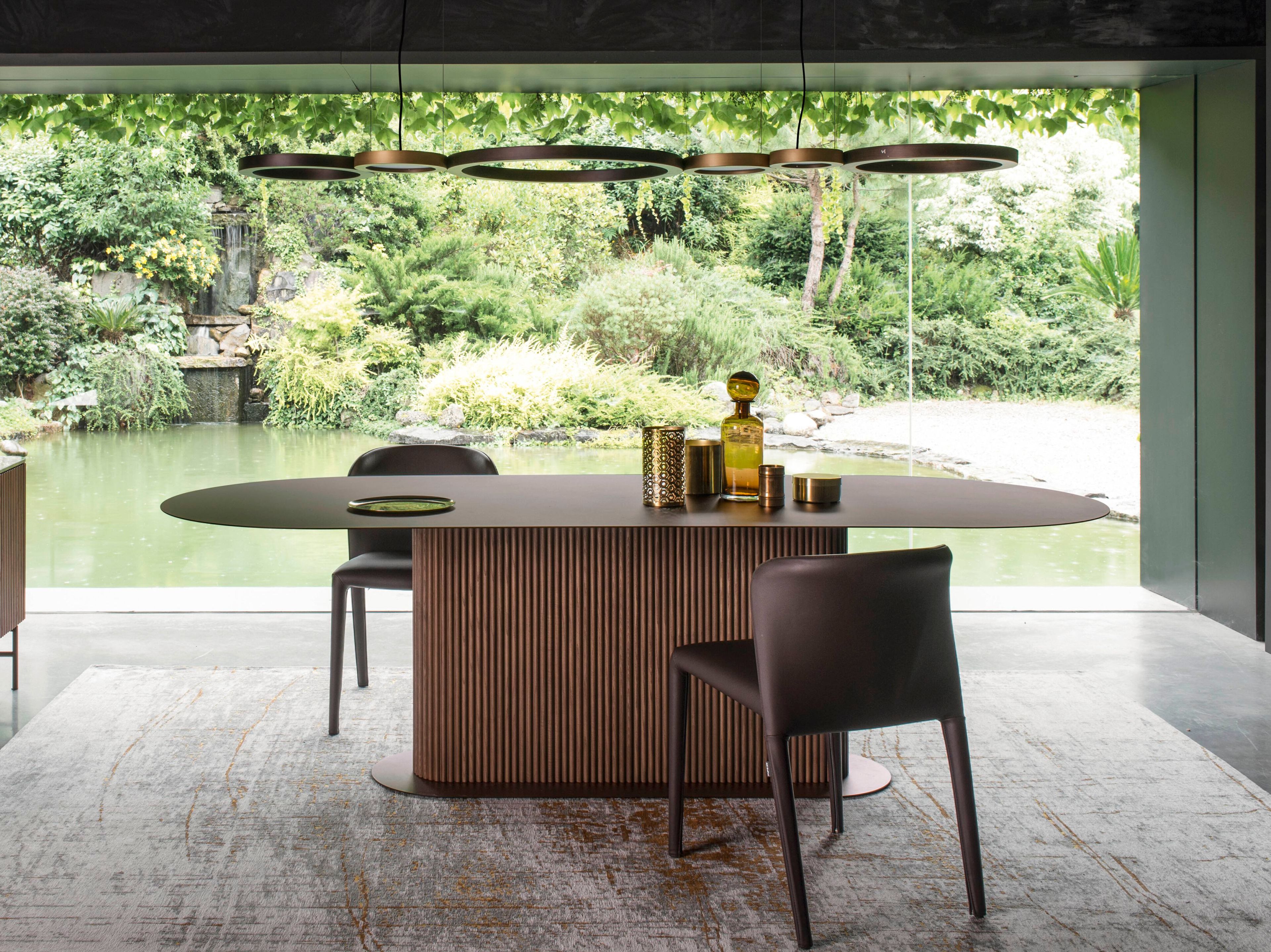 Прямоугольный обеденный стол из массива дерева Alf DaFrè Rigadin ARCH-00014772