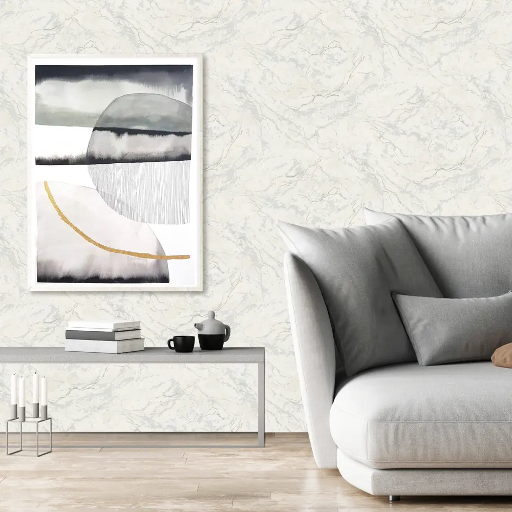 Флизелиновые обои Артекс Ривер белые 1.06 м 89400305 STLM-1495256 - Вид №3