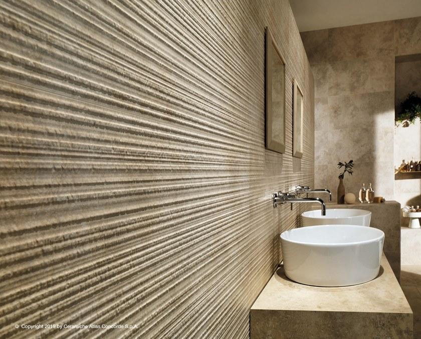 Atlas Concorde Белая плитка для стен с эффектом камня Aix sun-id-1450144 - Вид №3