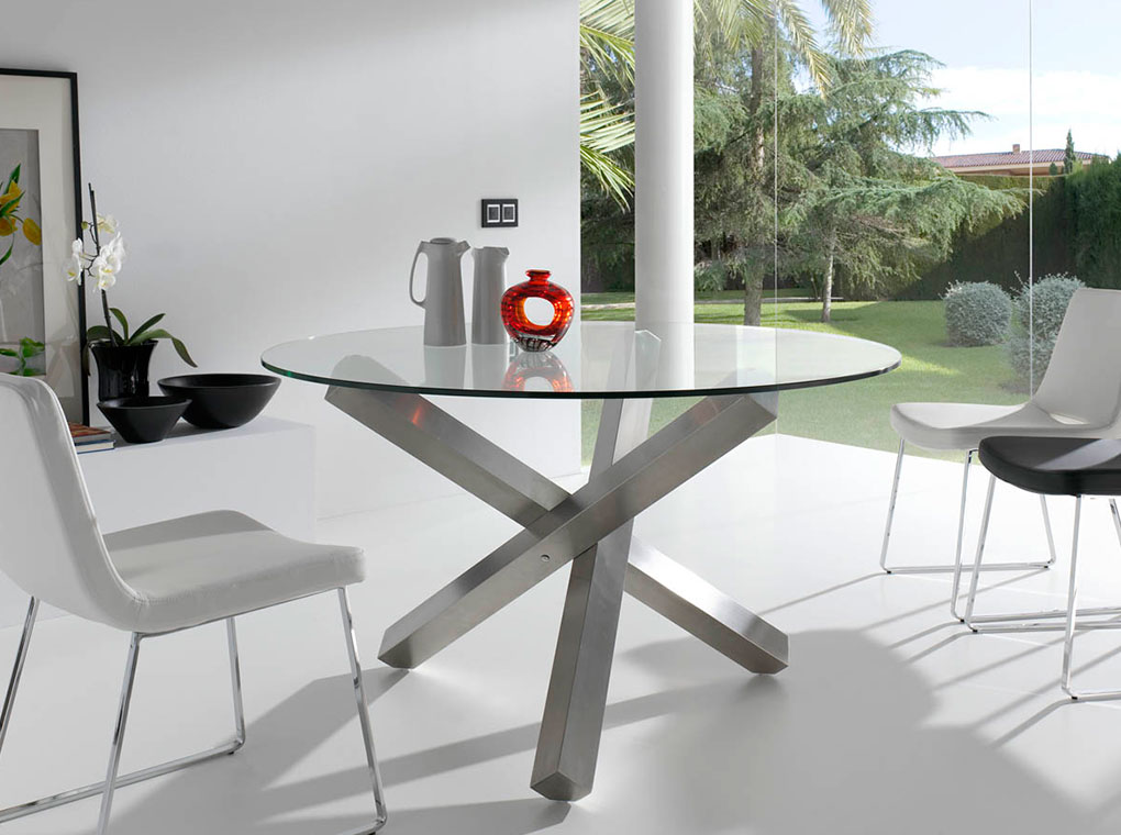 077771 Стол обеденный круглый Ø 110 Angel Cerda BZ951  - Вид №1