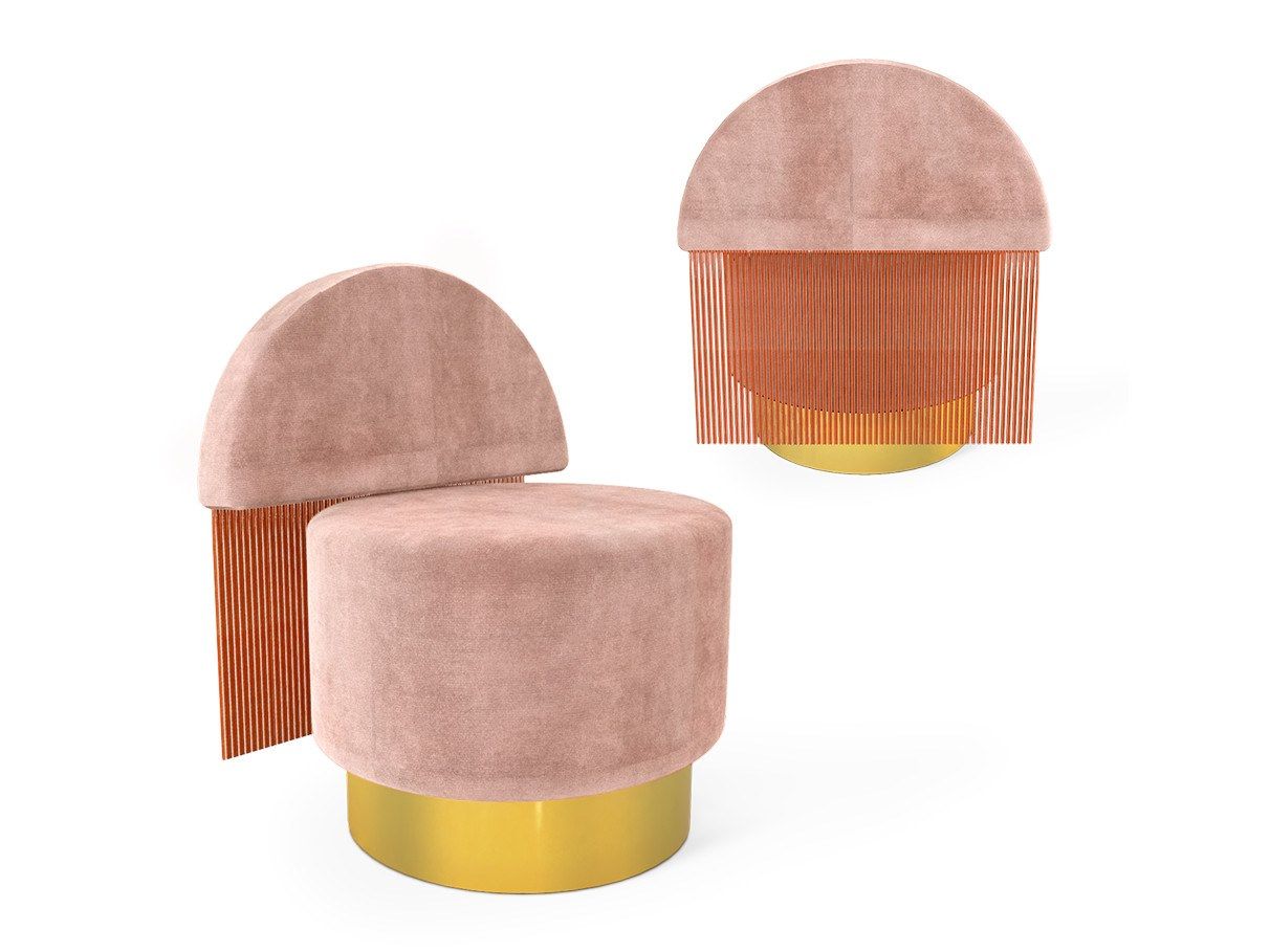 Мягкий стул для ресторана Essential Home Hollywood Glamour ARCH-00114951 - Вид №5