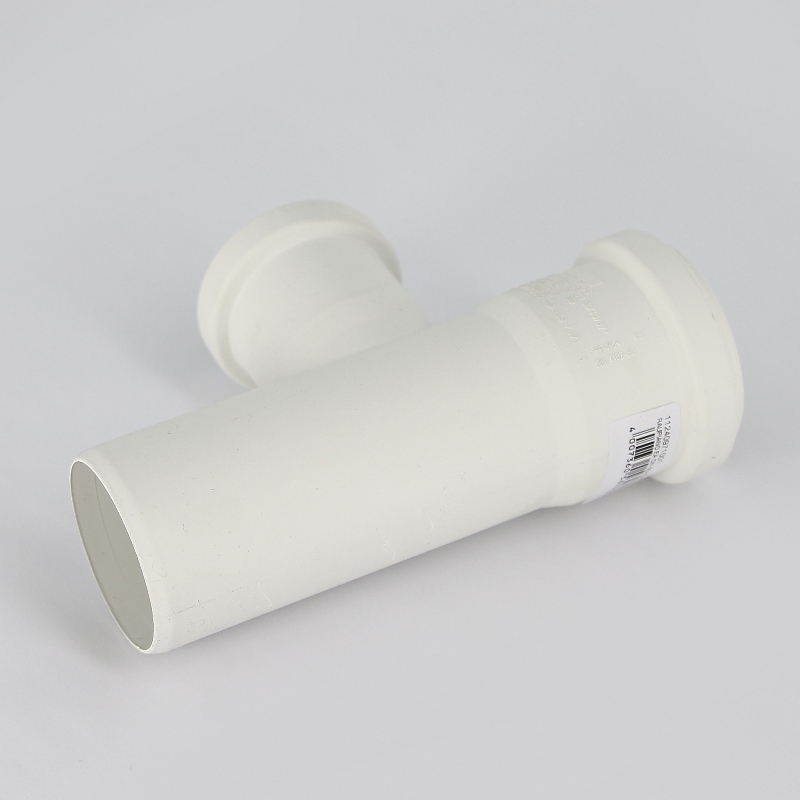 Тройник Rehau с резиновыми уплотнениями d50/40 87" RAUPIANO Plus 124097 - Вид №1