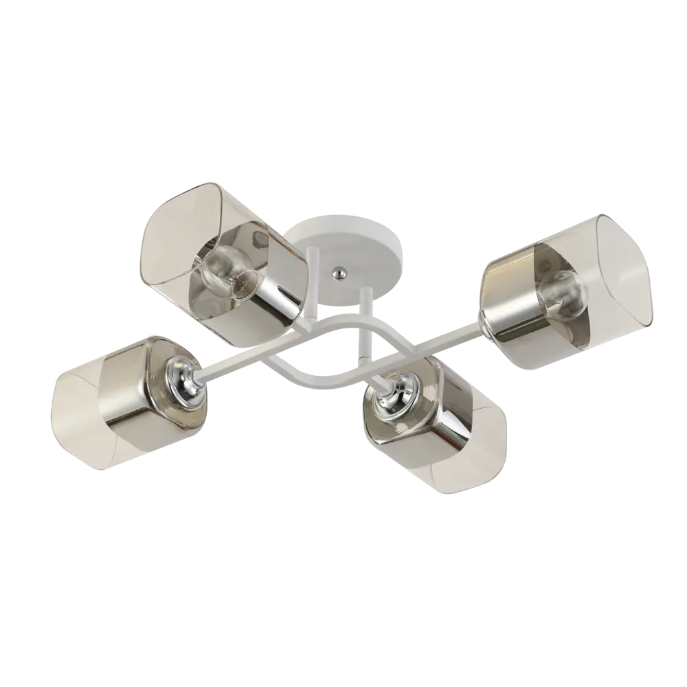 Потолочная люстра Jlight Jada 3178/4C E27 60 Вт, цвет белый 83279077 STLM-2193325 